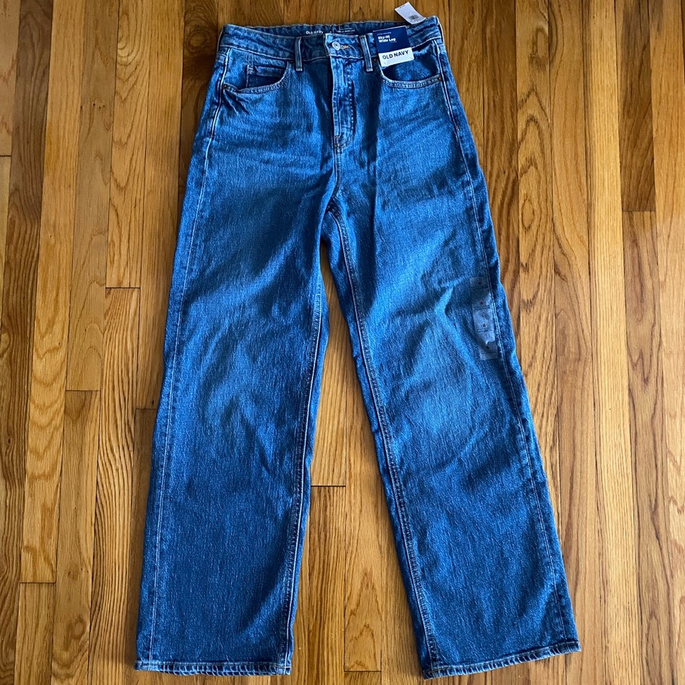 NWT Old Navy Sky-Hi Wide Leg Jeans